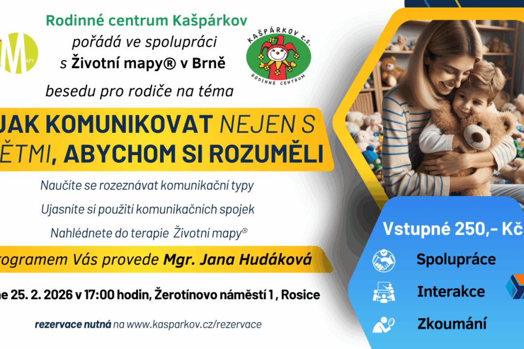 Beseda - Jak komunikovat (nejen s dětmi), abychom si rozuměli