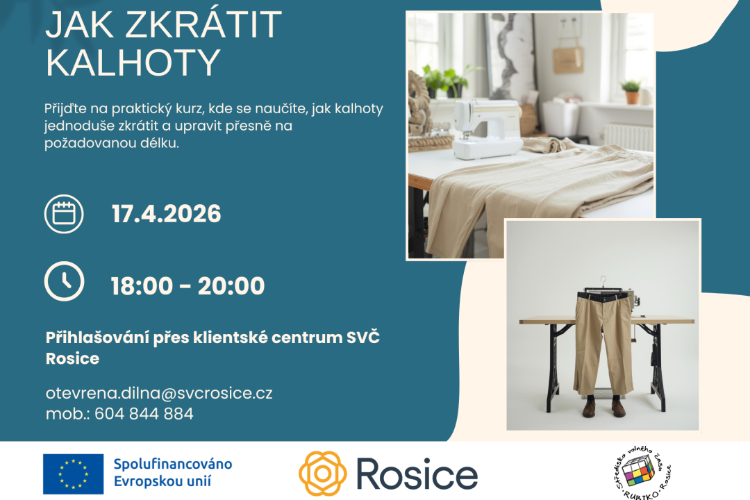 Jak zkrátit kalhoty